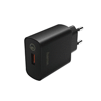 Зарядно 220V Qualcomm Quick Charge 3.0, USB-A Черен
